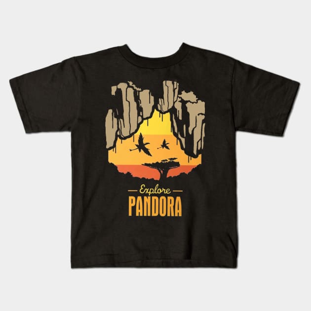 Explore Pandora Kids T-Shirt by ThisIsFloriduhMan